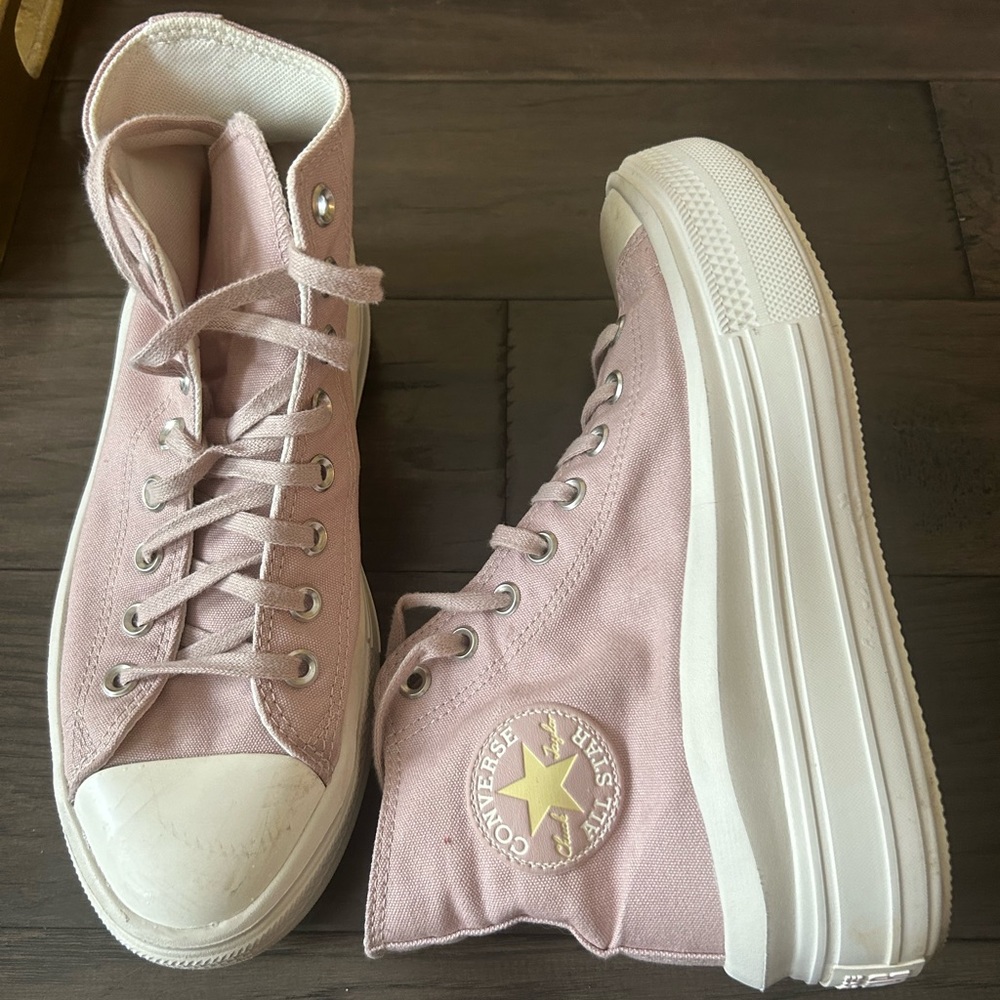 Lilac Platform High Top Converse